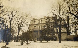 Historic photo from 1900 - Duncan Cameron house - Gore Vale (now in Trinity Park) in Trinity Bellwoods