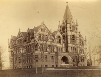 Historic photo from 1890 - Victoria College - also know as Old Vic in University of Toronto (U of T)