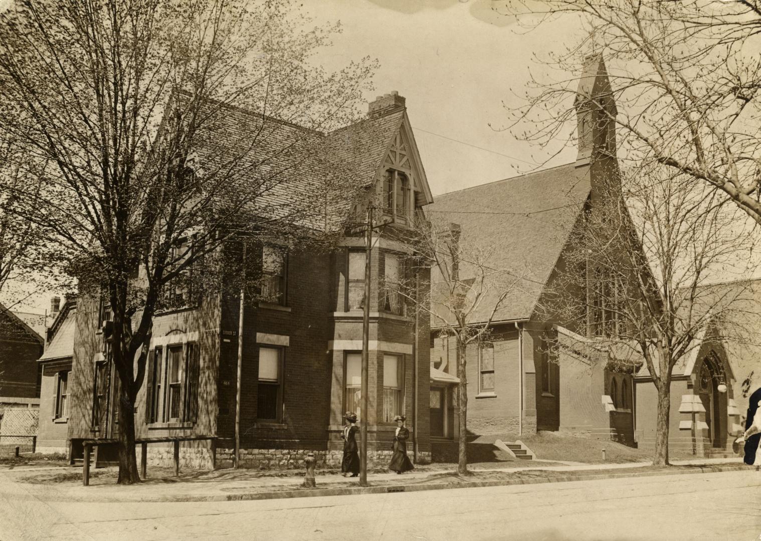 Church St., northwest corner Wood St