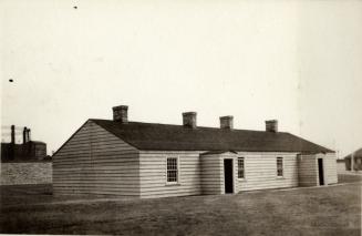 Fort York, officers' barracks, looking northeast