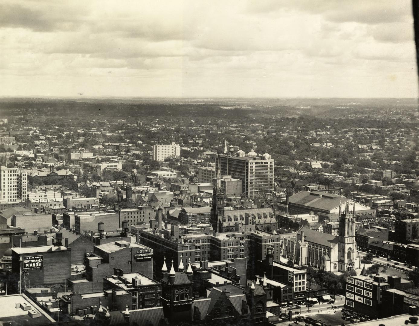 Looking northeast from Bank of Commerce Building