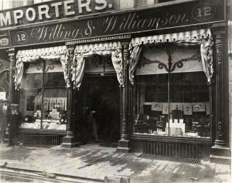 Willing & Williamson, bookshop, King Street East, north side, between Yonge & Victoria Streets