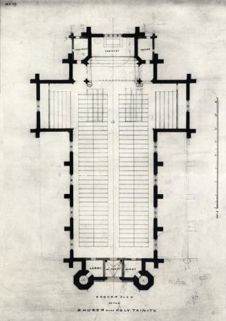 Ground Plan of the Church of the Holy Trinity (Toronto, 1847)