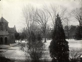 University College. Dean's house, garden, looking southwest