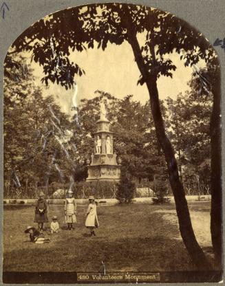 Volunteers' Monument, Queen's Park, west side of Queen's Park Crescent West, south of Wellesley St
