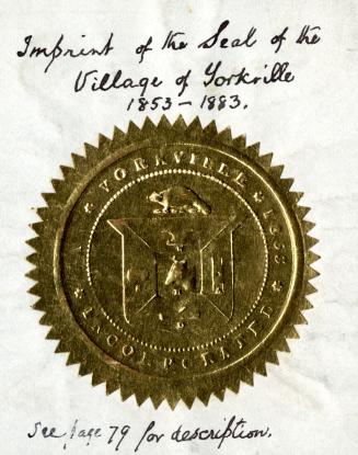 Imprint of the Seal of the Village of Yorkville