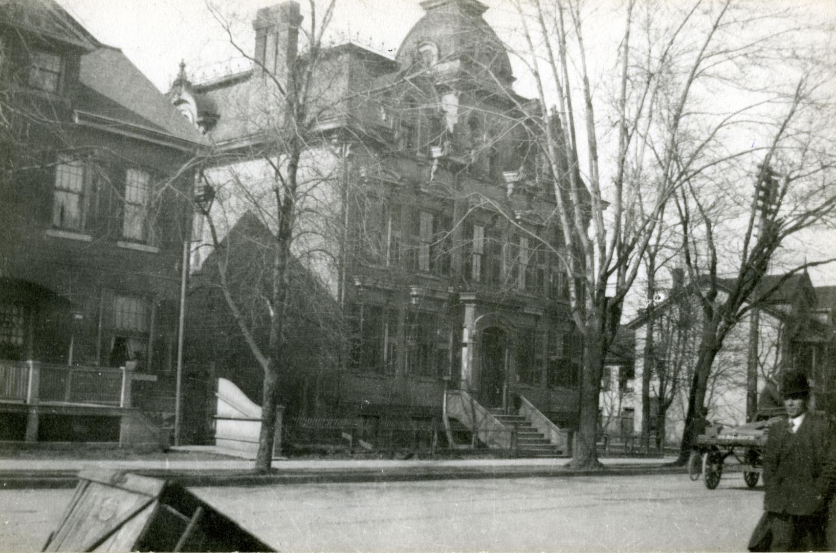 Foster, Colley L.L., house, Adelaide Street West, northwest corner Peter St