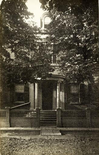 Latham, Jacob, house, Adelaide Street East, north side, west of Parliament Street.
