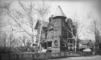 Historic photo from 1952 - William T.Taylor house, Broadview Ave., w. side, opposite Westwood Ave. (of Brickworks fame) in East York