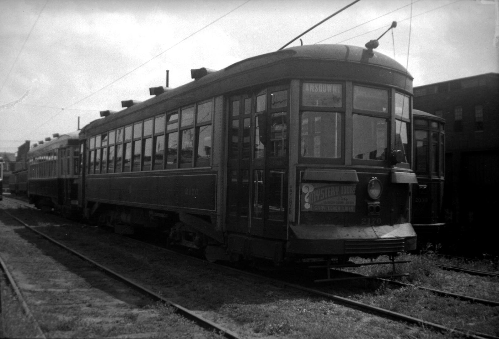 T.T.C., #2170, at Lansdowne carhouse