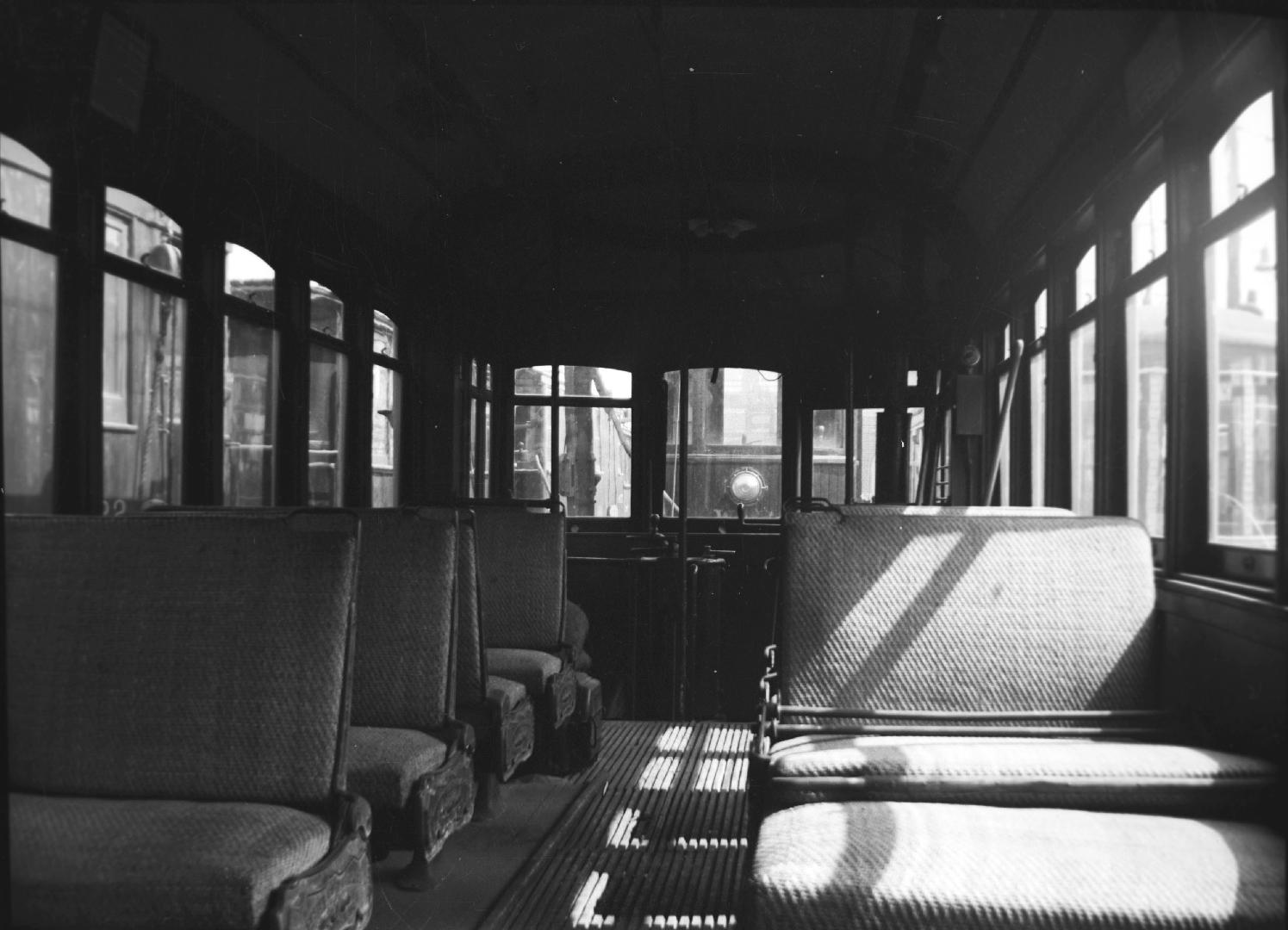 T.T.C., #2200, INTERIOR, at Dundas yard