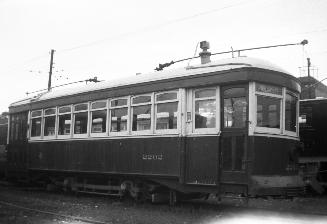 T.T.C., #2202, at Russell carhouse, Queen Street East, southwest corner Connaught Avenue
