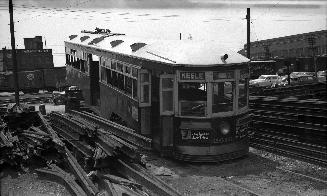 T.T.C., #2610, being scrapped at George St. yard