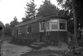 T.T.C., #2064, in use as house of Roy Burt, west of Georgetown, Ontario