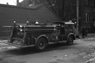 St. George-The-Martyr, T.F.D. Pumper No. 1 on Stephanie St., south side, e. of St. Patrick Sq