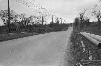 Keele St., looking north from south of Diana Drive