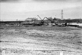 (The) Queensway, east of Humber River, during construction