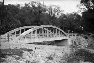 Historic photo from Friday, May 6, 1955 - Pottery Road bridge over Don River just east of Bayview in Don River