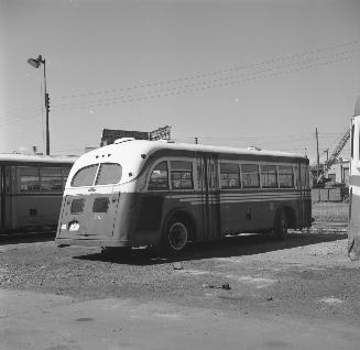 T.T.C., bus #765 at Parkdale Garage, Sorauren Avenue, northeast corner Wabash Avenue