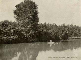 Scene of The Humber River, Toronto