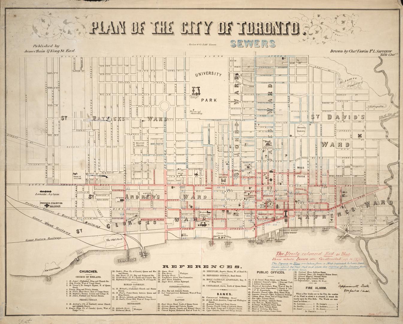 Plan of the city of Toronto