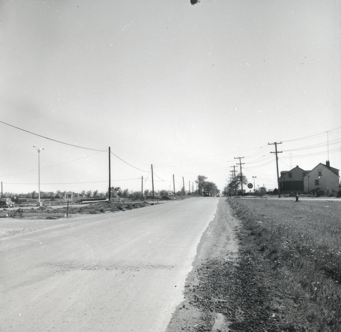 Wilson Avenue, looking east from Keele St