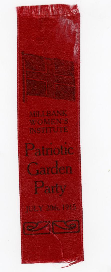 Millbank Women's Institute : patriotic garden party, July 20th, 1915