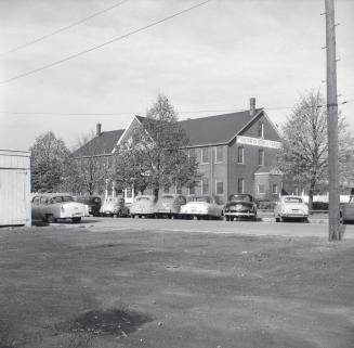 Historic photo from 1955 - Union Stock Yards (then called Ontario Stock Yards) Keele St., s.w. cor. St. Clair Ave. W. in The Junction