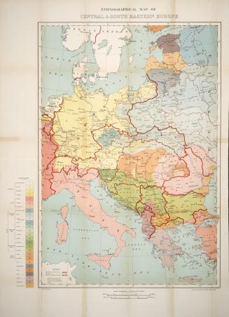Ethnographical map of central & south eastern Europe