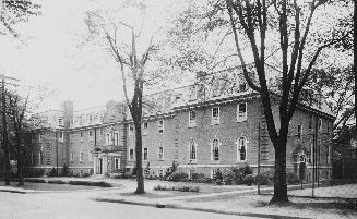 Trinity College, St. Hilda's College (opened 1938), Devonshire Place, west side, betwest Hoskin Avenue & Bloor St., (1940)