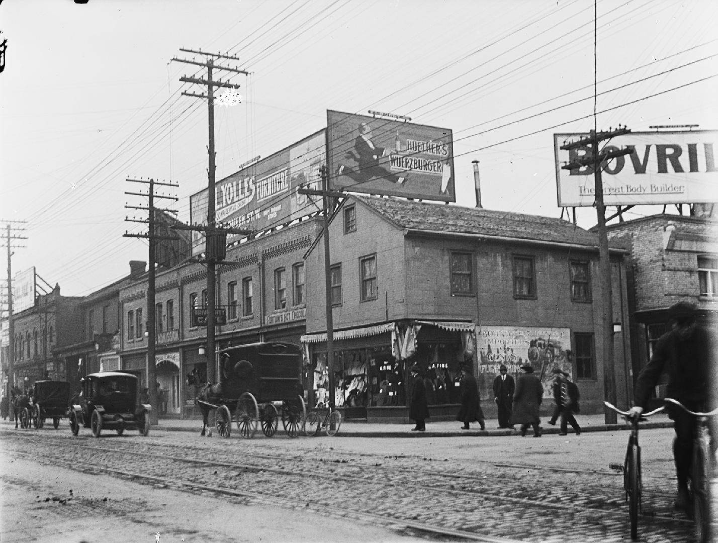 Queen Street West, south side, looking e