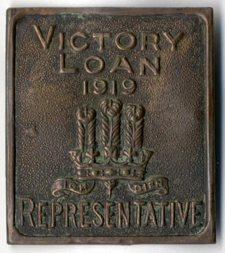 Victory loan 1919 representative