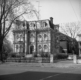 Historic photo from Sunday, May 20, 1956 - James Cooper Mansion - Sherbourne St., n.w. corner Linden St. in Upper Jarvis