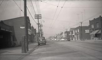 Weston Road., looking northwest from north of Lambton Avenue, Toronto, Ontario