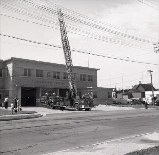Fire Hall, Toronto, Dundas Street East, south side, between Arnold Avenue & Regent St