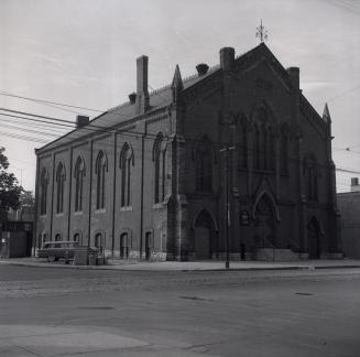Berkeley St. Methodist (United) Church, Queen Street East, southwest corner Berkeley St