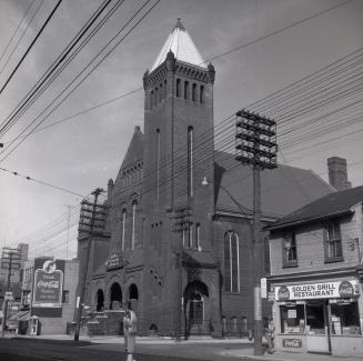 Cooke's Presbyterian Church (1891-1982), Queen Street East, northwest corner Mutual St