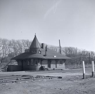Don Station (C.N.R. & C.P.R.), west side Don River, south of Queen Street East, looking southeast