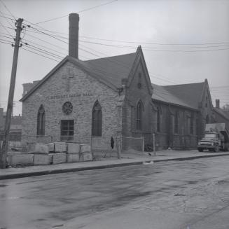 St. George-The-Martyr Anglican Church, John St., northeast corner Stephanie St., parish hall