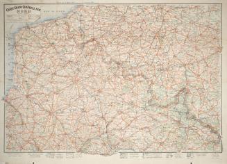 Carte-guide Campbell no. 2 nord, Front au 1 Mars 1917 au 15 Juillet 1917