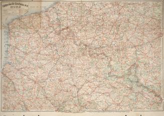 Carte-guide Campbell no. 2 nord, Front au 13 Mars 1918 - Front au 10 Juillet 1918