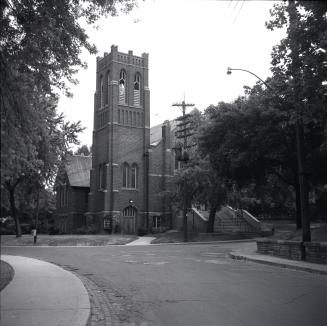 St. John's West Toronto Anglican Church (opened 1923), Humberside Avenue, northeast corner Quebec Avenue