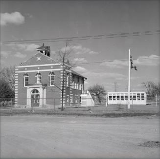 Emery Public School, Weston Road, east side, north of Finch Avenue West, Toronto, Ontario. Imag ...