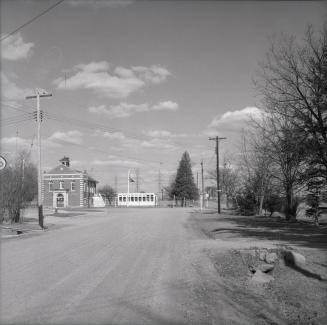 Finch Avenue W., looking e. to Weston Road., showing Emery Public School