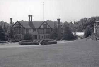 Historic photo from 1954 - Edgar A. Eaton house, Blythwood Rd., s.w. corner Bayview Ave. in Lawrence Park
