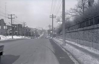 Bathurst St., looking north from north of Burton Road