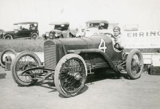 Motor-Car Racing, Roy La Plante in his Wisconsin Special
