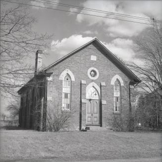 Claremont Wesleyan Methodist Church, Weston Road, east side, north of Finch Avenue West. Image  ...