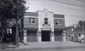 Fire Hall, Toronto, Gerrard Street East, north side, west of Carlaw Avenue