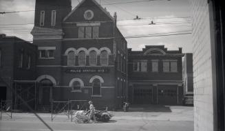 Fire Hall, Toronto, Keele St., west side, south of Dundas St. West